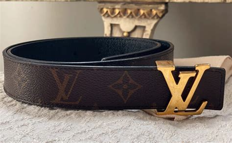 lv initials belt dupe